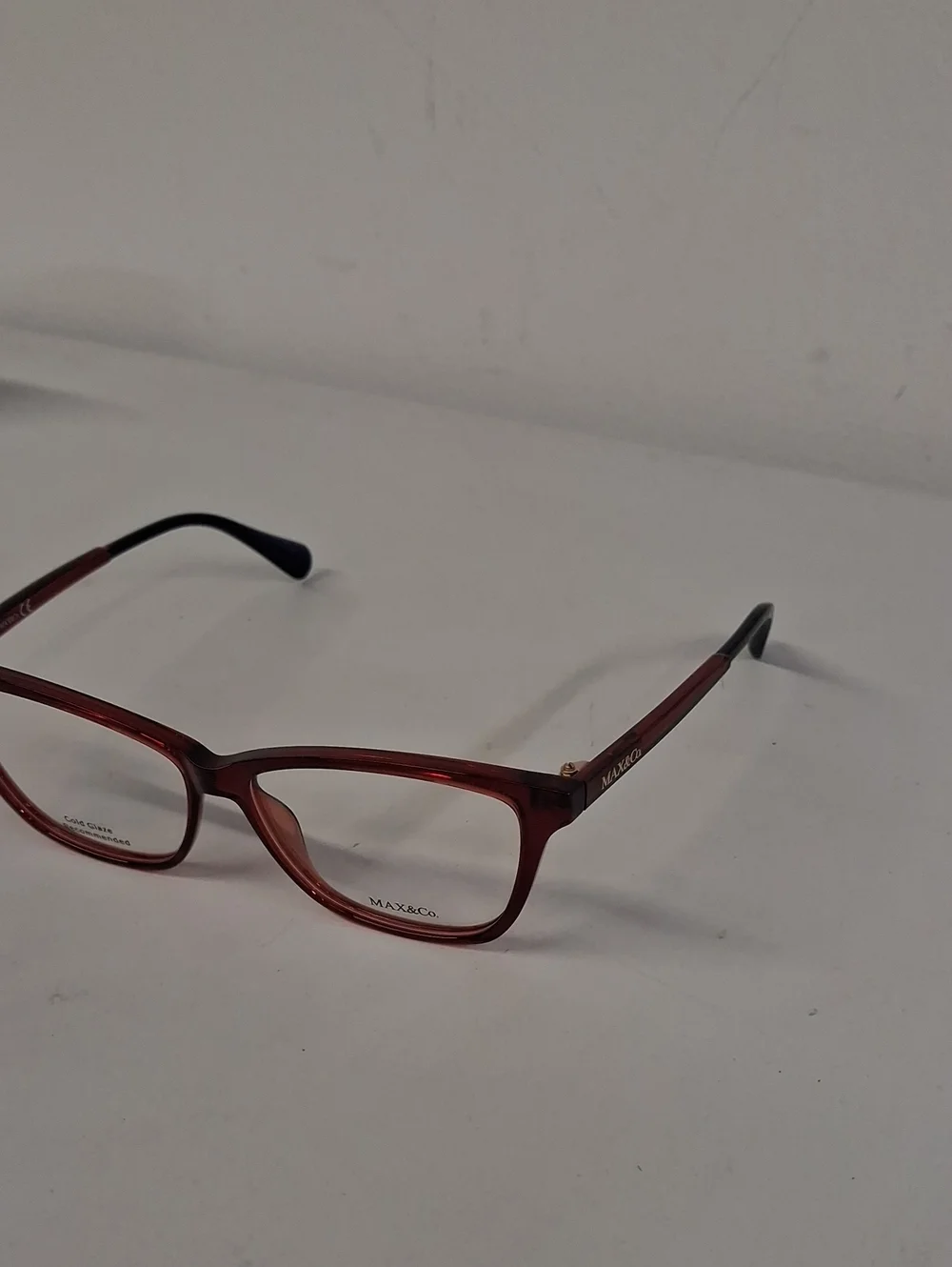 NWOT Womens Rxable Max & Co. MO5038 066 Red/Blue Eyeglass Frames